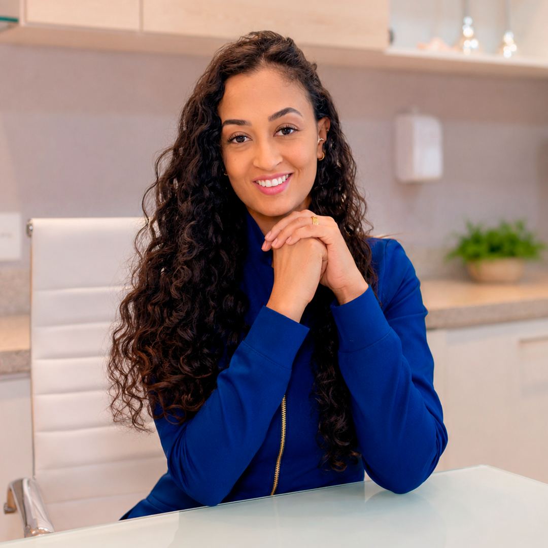 Dra. Carolina Teixeira, cirurgiã dentista